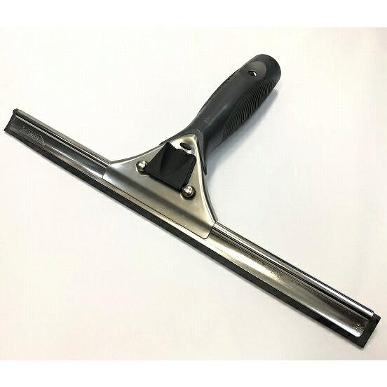 窓掃除用スキージー ステンレススチール製 エトレ プログリップスクイジーセット（45cm） 業務用 ステンレス製