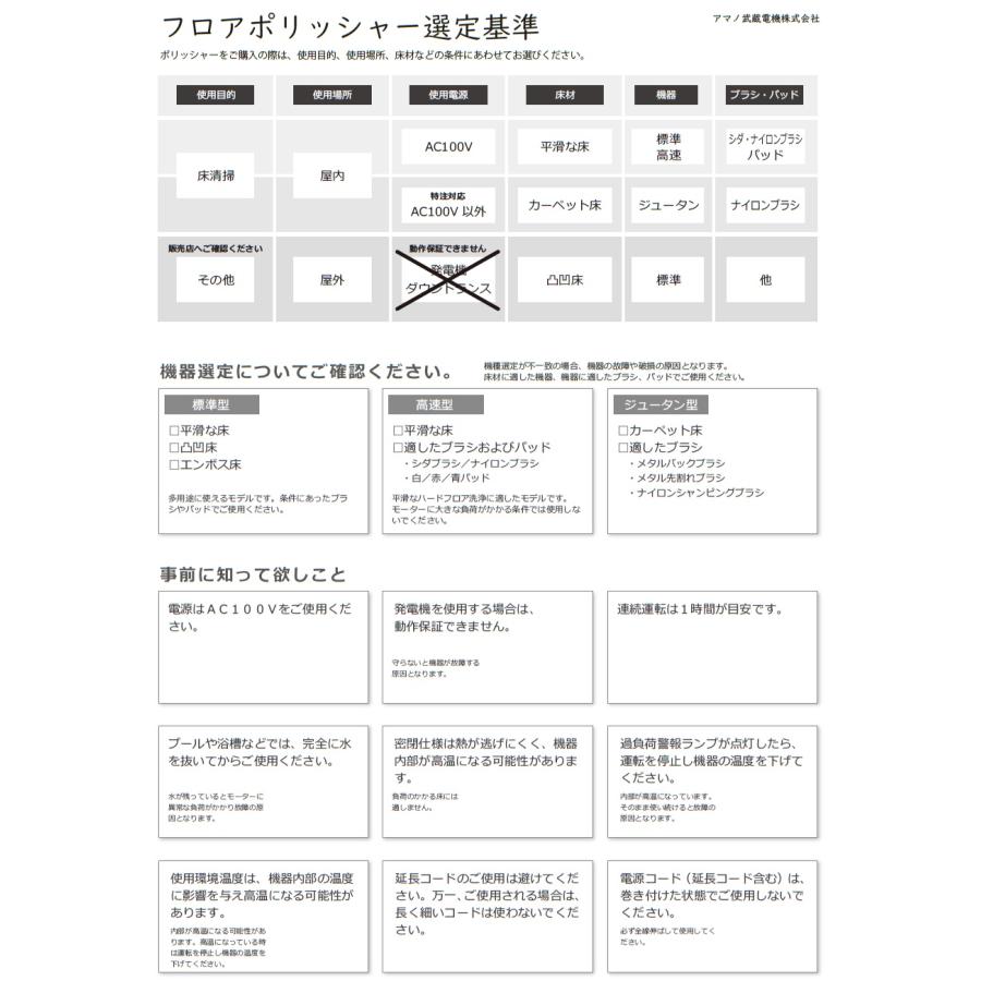 アマノ武蔵 業務用 絨毯 じゅうたん ビル フロア 床 コンビニ 洗浄 磨き 掃除 ポリッシャー CMP-140E モーター回転 確認済み アマノ武蔵 ジュータン用ポリッシャー(メタルバックブラシ付)(標準速)