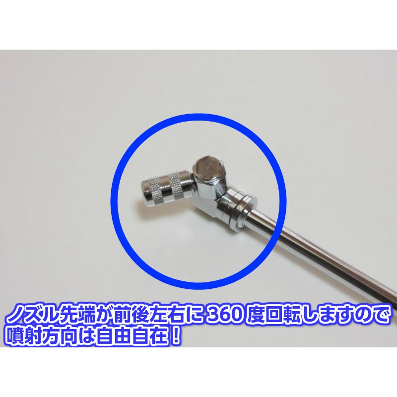 NAGATA 永田製作所 ノズルガン 高圧洗浄 エアコン洗浄 サニテック エアコン洗浄ガン 自在回転可変コーン噴射ヘッド Nagata