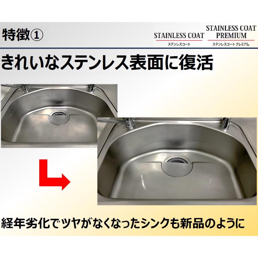 Linda(横浜油脂工業) 横浜油脂 ステンレスコート プレミアム 50ml 2本 