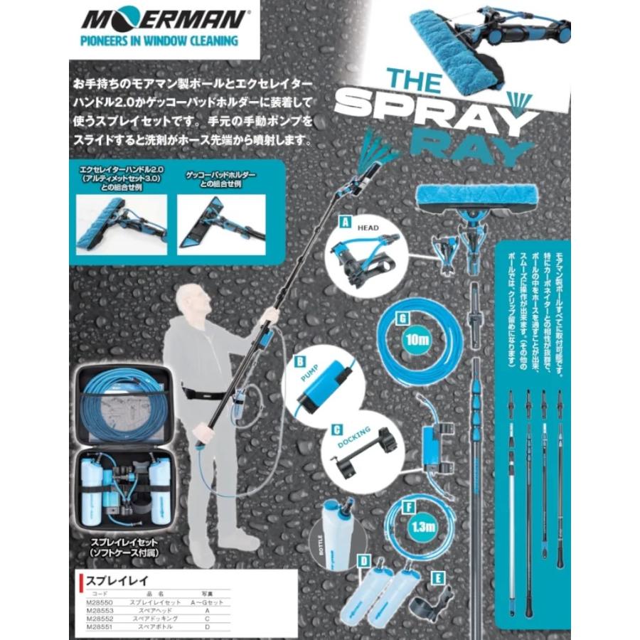 MOERMAN（モアマン） スプレイレイセット SPRAY RAY 業務用 高所 噴射