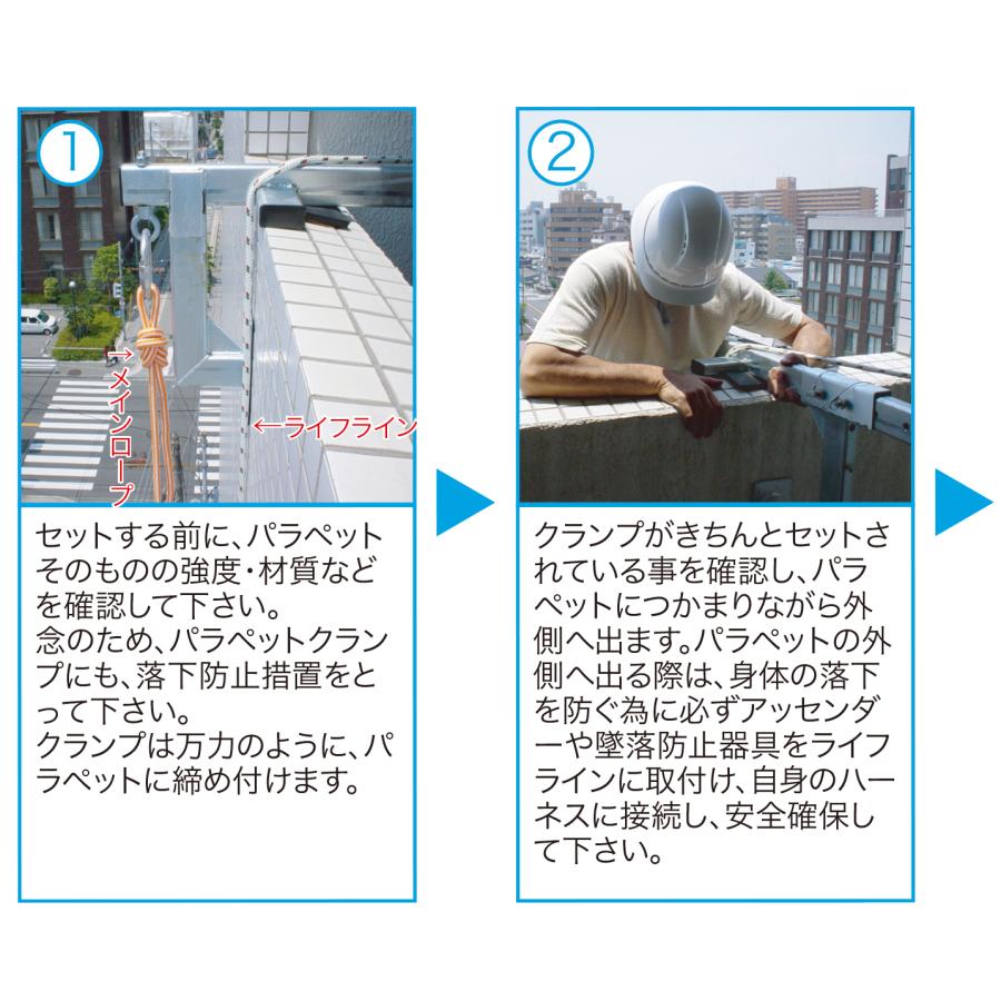 TOWA オリジナル パラペットクランプ（TWKLNPL）〜90cmまで【業務用 90 