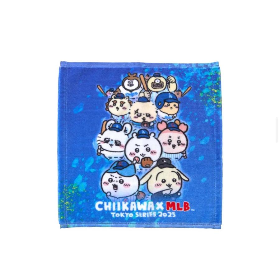 土日祝も当日発送】ちいかわ×MLB TM TOKYO SERIES ハンドタオル（1種