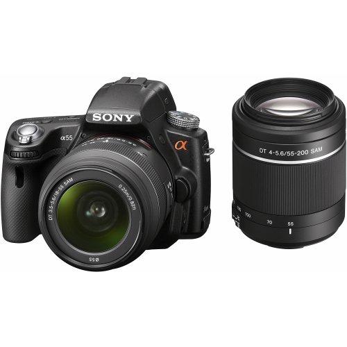 SONY α55 SLT-A55VY デジタル一眼 ダブルズームレンズキット