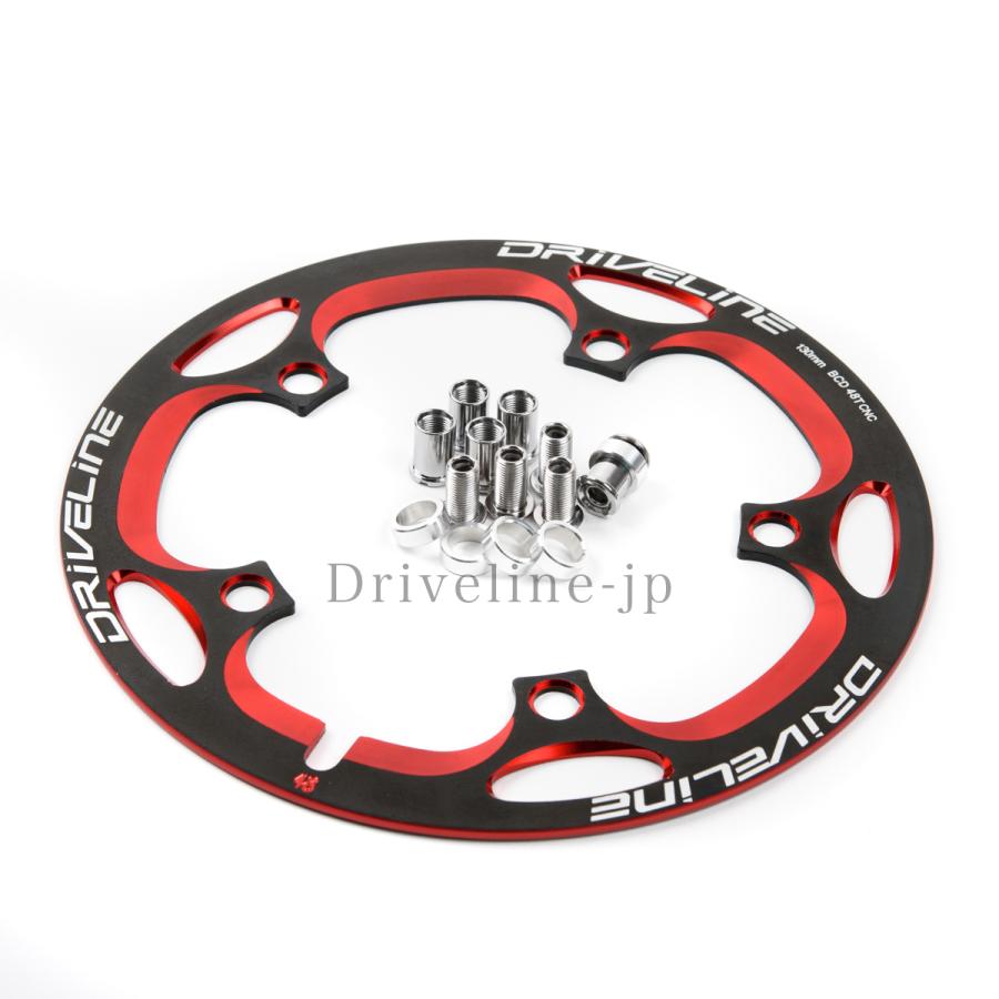 ドライブライン Driveline スーパーガード G2モデル 黒赤 自転車用 バッシュガード チェーンリングガード d130mm 正規輸入品 G2 2color Bloom 通販 Yahoo ショッピング