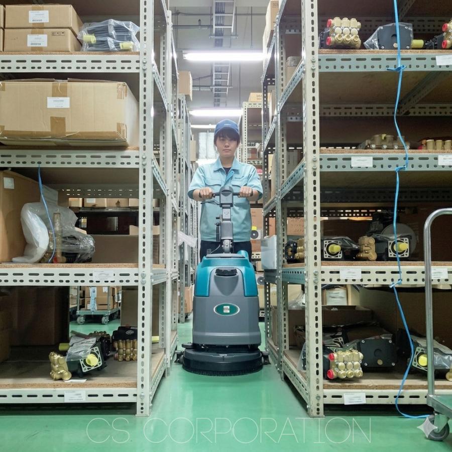 蔵王産業自動床洗浄機 スクラブメイトF15Li 14インチ : 水質浄化剤の