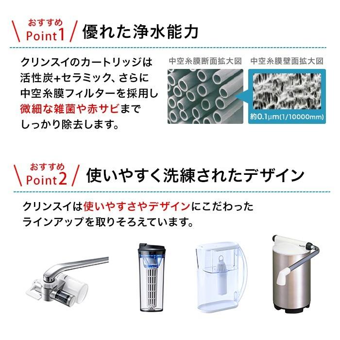 クリンスイ 蛇口直結型 浄水器 カートリッジ CBC03 4個 セット クリンスイ 蛇口直結型 浄水器 カートリッジ CBC03 4個 セット