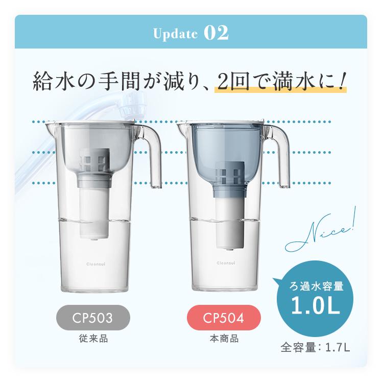 クリンスイ 浄水器 浄水ポット ポット型 1.0L ポット浄水器 浄水 塩素