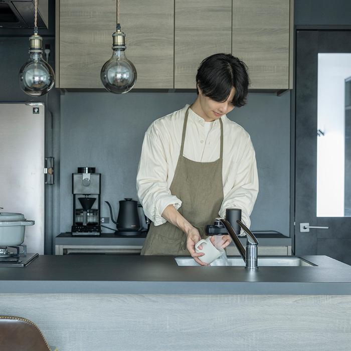 クリンスイ ポイント8% 浄水器 蛇口直結型 MD1-BK 黒 ブラック