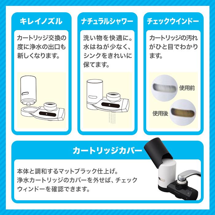 浄水器 MD1-BK 付属カートリッジ1個 交換カートリッジ4個 楽天市場】【11％OFF 楽天スーパーSALE 】＼レビュー特典付
