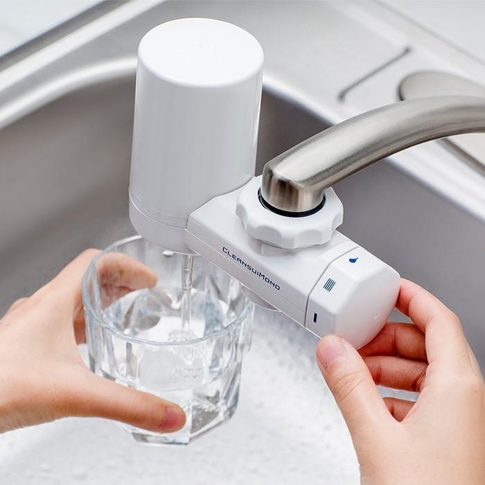 クリンスイ 浄水器 蛇口直結型 MD103W-WT 蛇口 コンパクト 小型