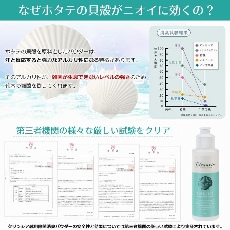【靴用消臭除菌パウダー Cleanxia(クリンシア)】靴のニオイが消える魔法のようなパウダー|cleanxia|04