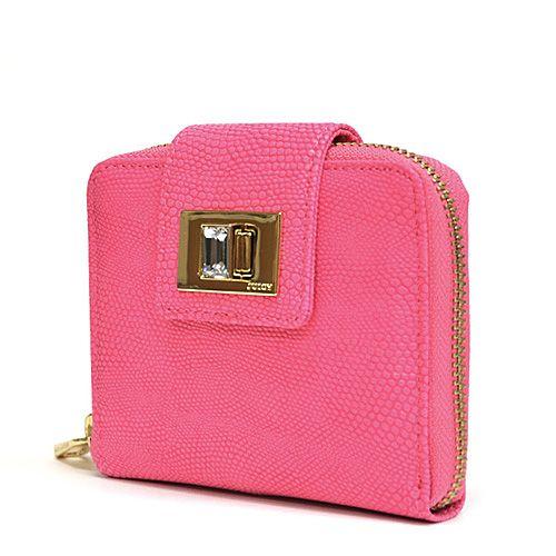 ジューシークチュール 財布 JUICY COUTURE ターンロック ラウンド ファスナー 折り財布 YSRUO218-933（ピンク）アウトレット｜clear｜02