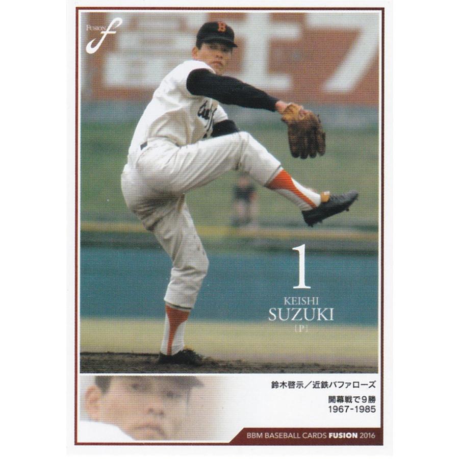 BBM 2016 FUSION 鈴木啓示 002 記録の殿堂 | 