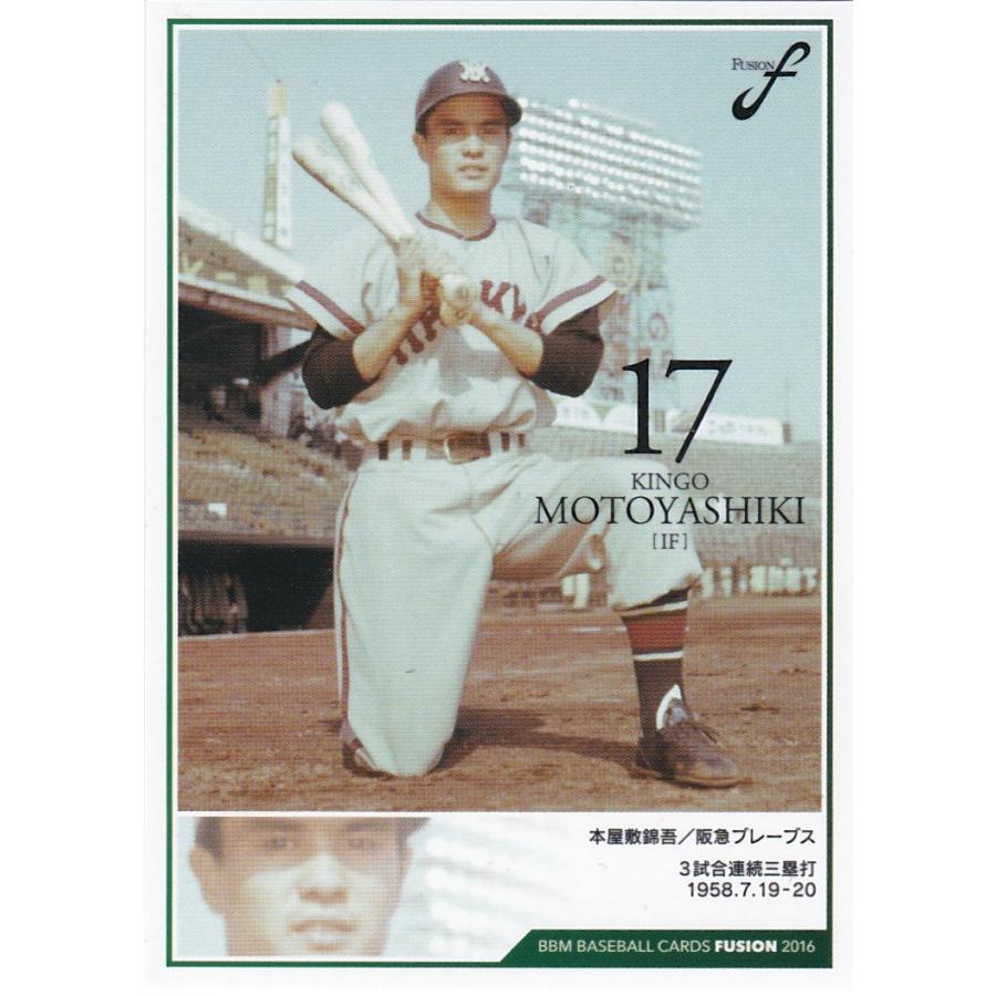 BBM 2016 FUSION 本屋敷錦吾 005 記録の殿堂 | 