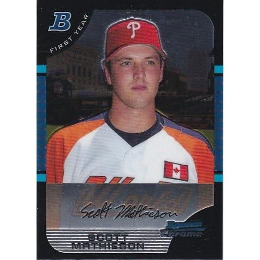 BOWMAN 2005 Chrome スコット・マシソン Scott Mathieson BDP126 : トレカショップ CLEAR ...
