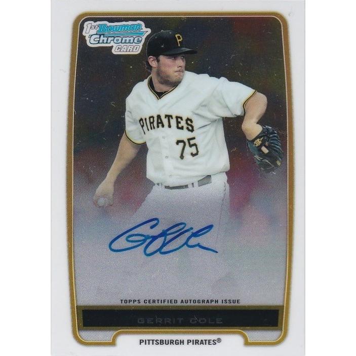 BOWMAN 2012 ゲリット・コール Gerrit Cole Autographs 直筆サイン 