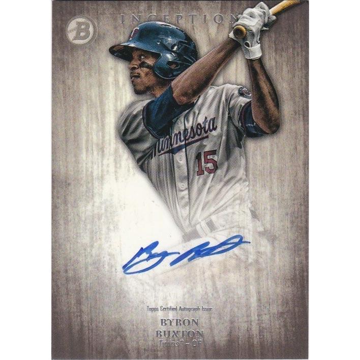 Bowman 14 Inception バイロン バクストン Byron Buxton Autographs 直筆サインカード Bowman14inceptionpa トレカショップ Clear File 通販 Yahoo ショッピング