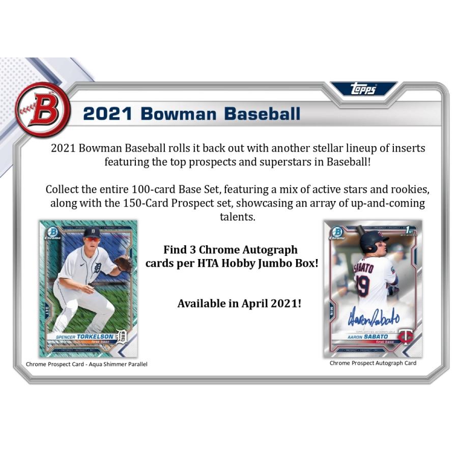 MLB 2021 BOWMAN BASEBALL JUMBO 1BOX(12パック入り) :Bowman2021Jumbo