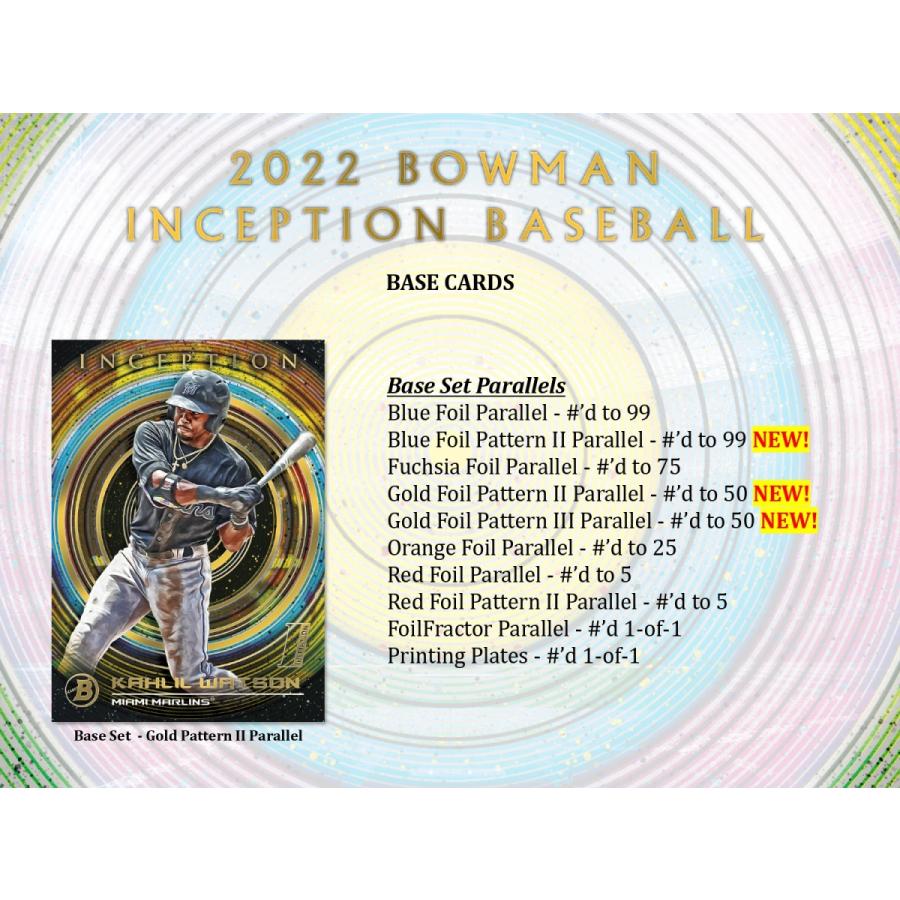 MLB 2022 TOPPS BOWMAN INCEPTION BASEBALL HOBBY 1BOX