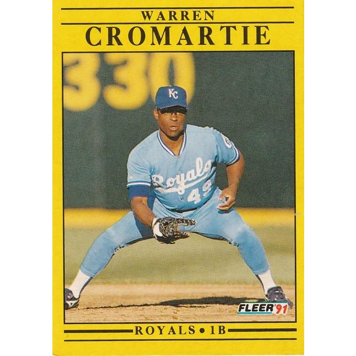 BBH Nostalgic Premium 巨人 クロマティ FLEER 1991 ウォーレン・クロマティ Warren Cromartie U-25