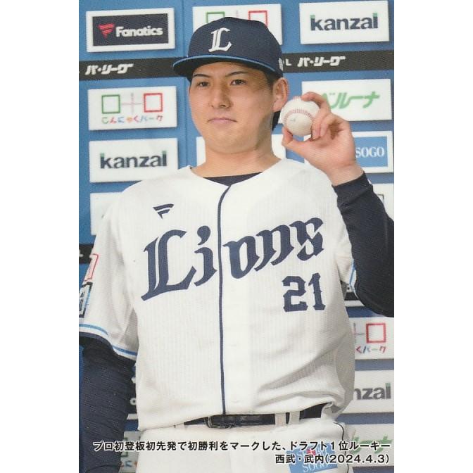 カルビー 2024プロ野球チップス第2弾 C-11 武内夏暉(西武) チェック