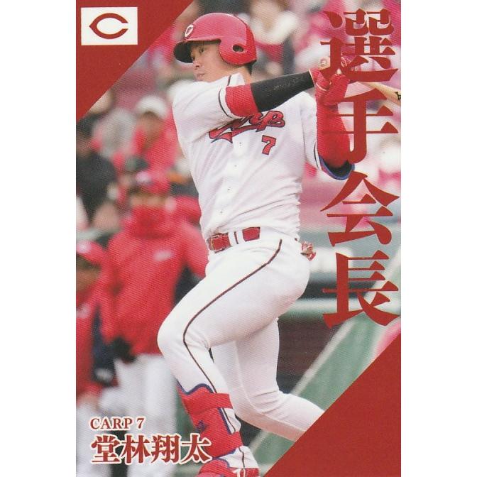 カルビー 2024プロ野球チップス第2弾 PL-02 堂林翔太(広島) 選手 カルビー 2024プロ野球チップス第2弾 PL-02 堂林翔太(広島) 選手