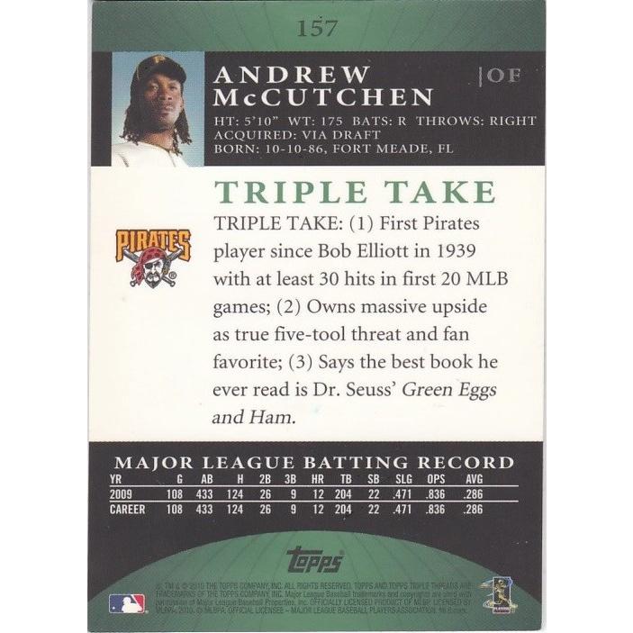 TOPPS 2010 Triple Threads アンドリュー・マカッチェン Andrew 
