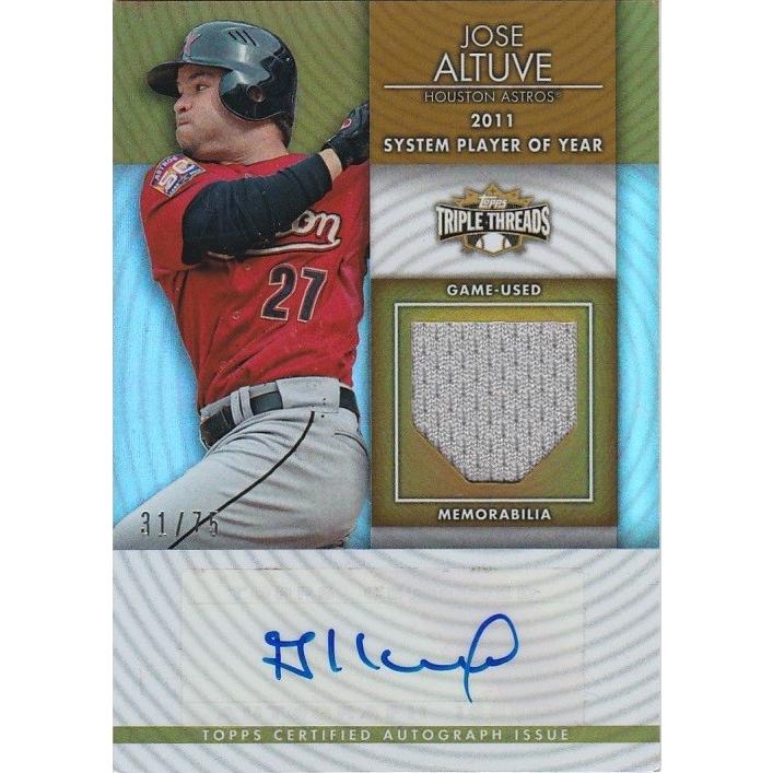 TOPPS 2012 Triple Threads ホセ・アルトゥーベ Jose Altuve /75