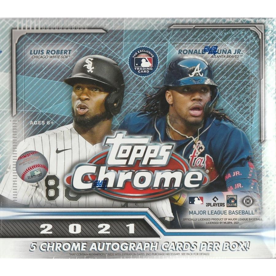 MLB 2021 TOPPS CHROME BASEBALL JUMBO 1BOX(12パック入り)-