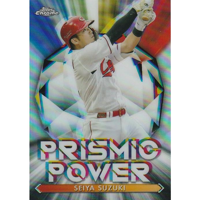 TOPPS 2021 NPB CHROME 鈴木誠也 PP-01 PRISMIC POWER : トレカ 