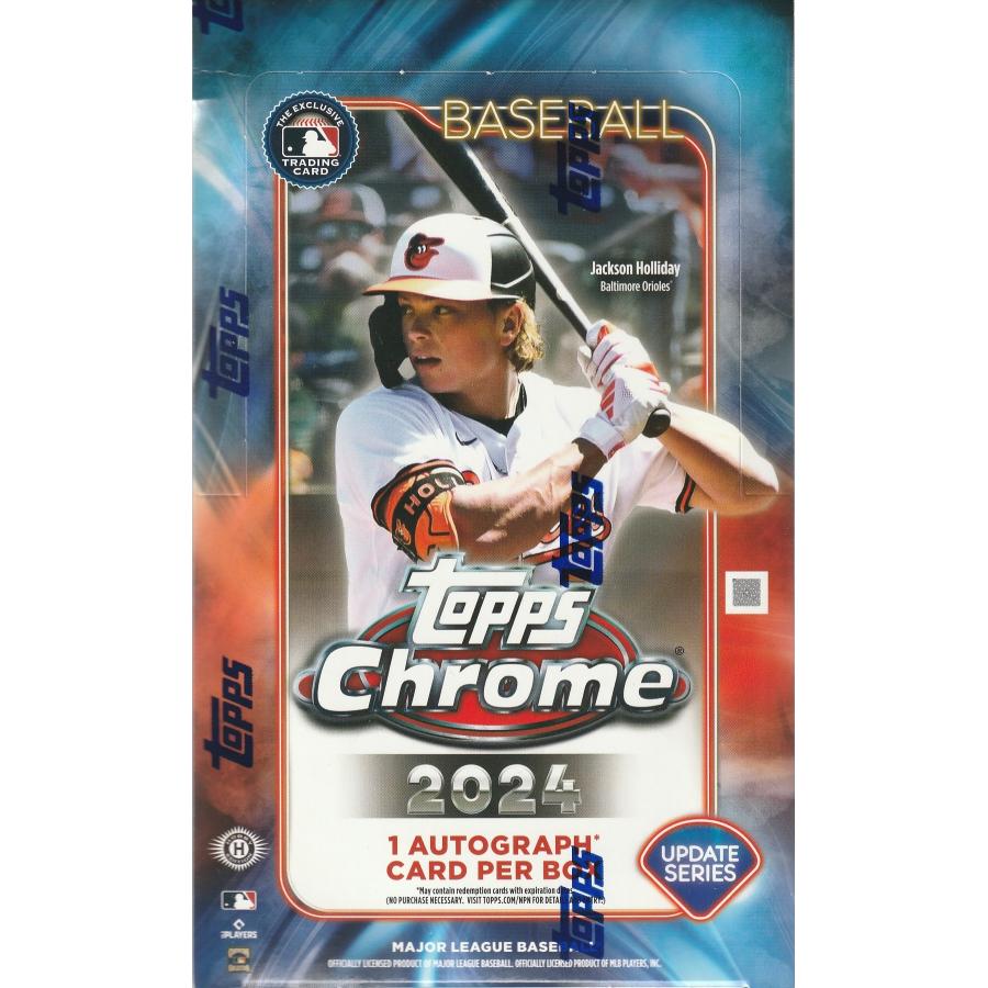 MLB 2024 TOPPS CHROME UPDATES HOBBY 1BOX topps2024chromeupdatehobby