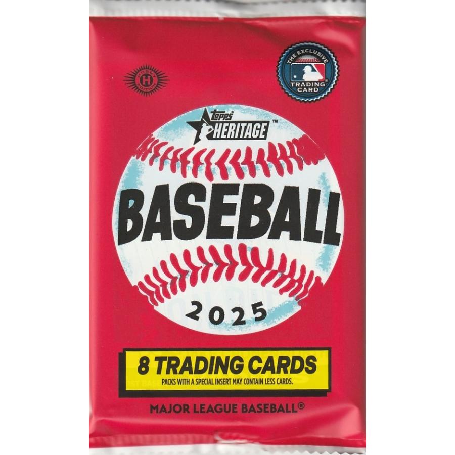 MLB 2025 TOPPS HERITAGE HOBBY 1パック(8枚入り) : トレカショップ