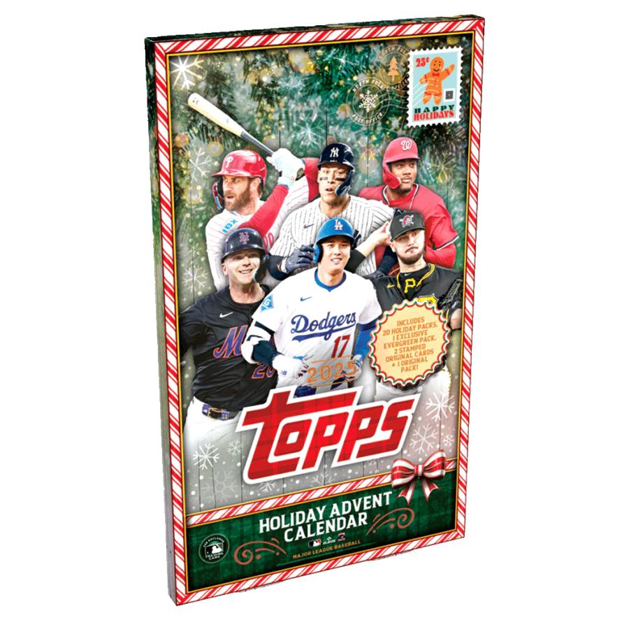 MLB 2025 TOPPS HOLIDAY ADVENT CALENDER 1BOX : トレカショップ CLEAR