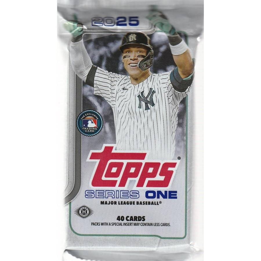 MLB 2025 TOPPS SERIES 1 JUMBO 1パック(40枚入り) : トレカショップ 
