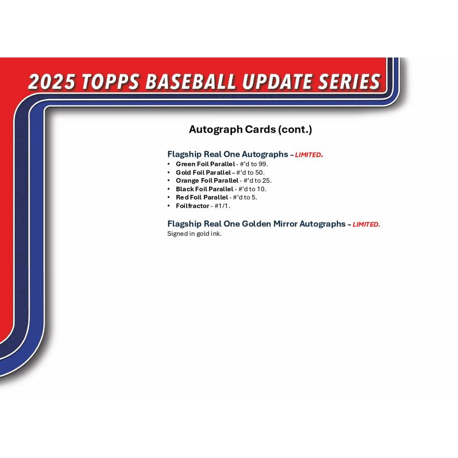 MLB 2025 TOPPS UPDATE SERIES HOBBY 1BOX : トレカショップ CLEAR