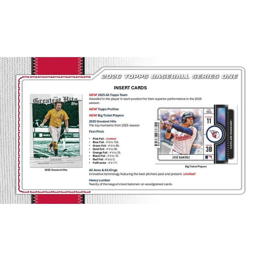 MLB 2026 TOPPS SERIES 1 BASEBALL HOBBY 1BOX : トレカショップ CLEAR