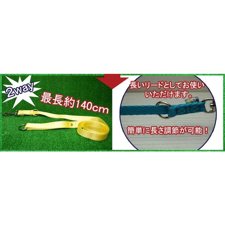 犬用 リード サイズS 18カラー 2WAY 調節 シンプル カラフル ppark オリジナル おしゃれ ペット ドッグ |  | 05