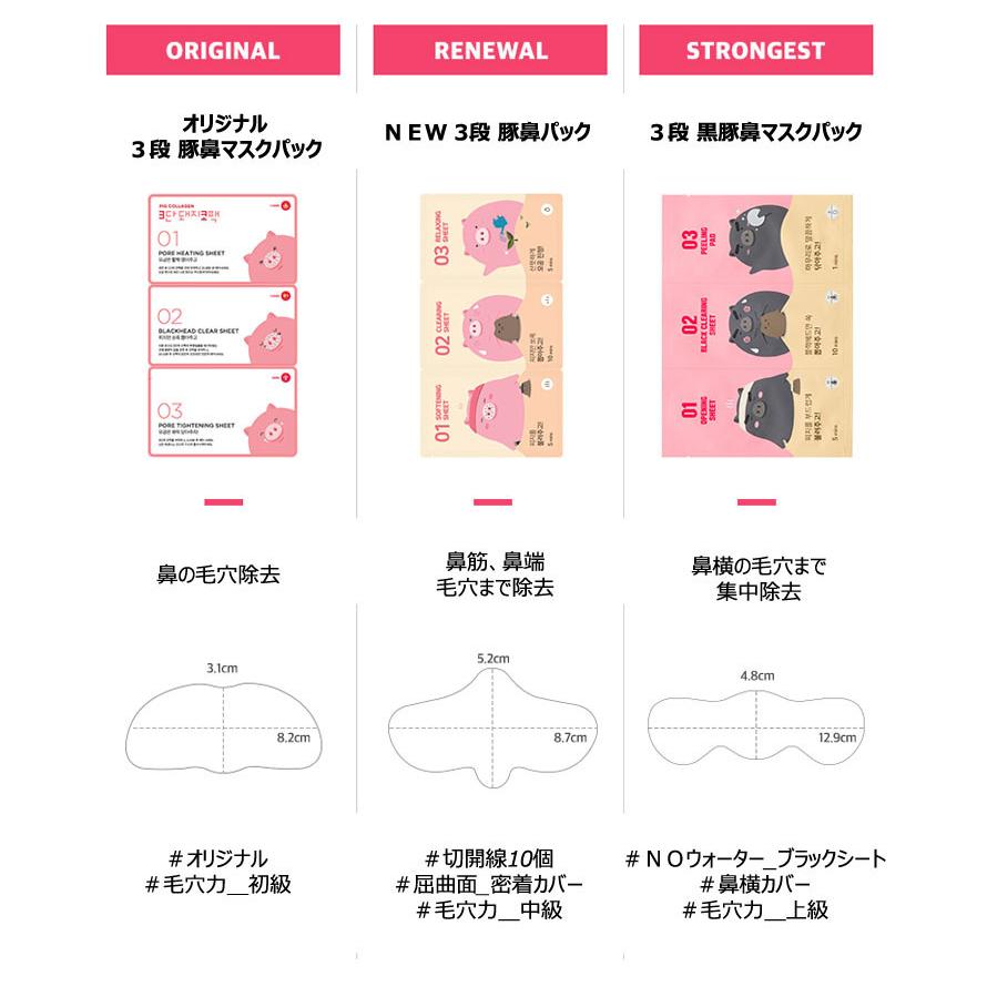 ミーファクトリー Mefactory 黒豚 ブラック ピッグコラーゲン3段ノーズ鼻パック 3枚セット 韓国コスメ メール便 正規品 韓国コスメ 韓国化粧品 3dp 02 Opp袋のclearpack Jp 通販 Yahoo ショッピング