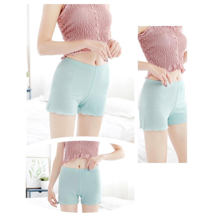 ペチパンツ インナーパンツ レディース 裾フリル ペチコート 部屋着