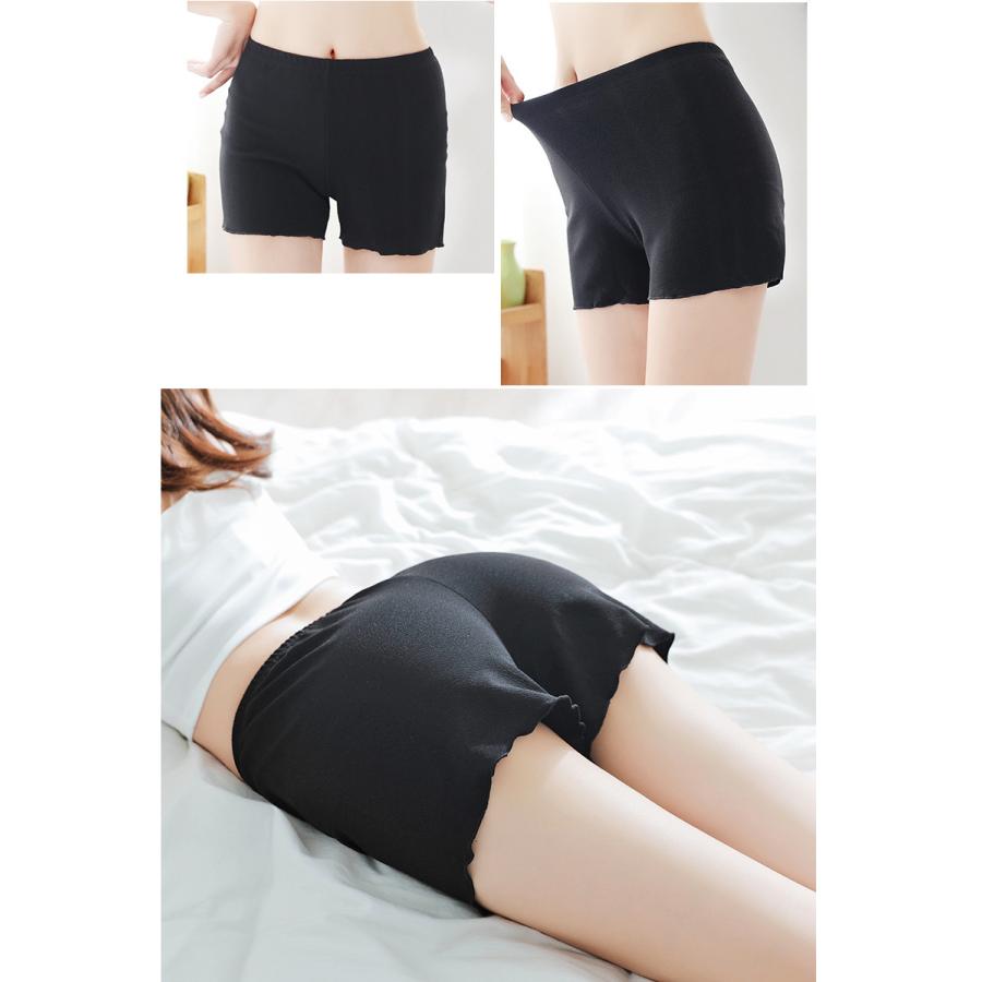 ペチパンツ インナーパンツ レディース 裾フリル ペチコート 部屋着 下着 フリーサイズ かわいい |  | 04