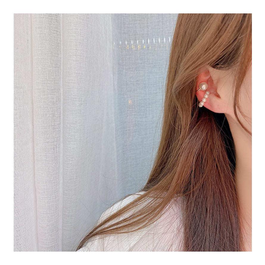 イヤーカフ 3点セット パールイヤーカフ セット イヤークリップ 韓国風 レディース 安い シンプル プチプラ ゴールド シルバー かわいい おしゃれ 軟骨 片耳 |  | 04