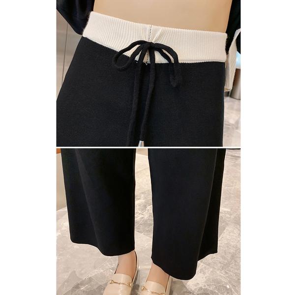 ニットセットアップ トップス 体型カバー Ｖネック 2サイズ カジュアル シンプル レディース 長袖 重ね着 韓国ファッション おしゃれ |  | 06