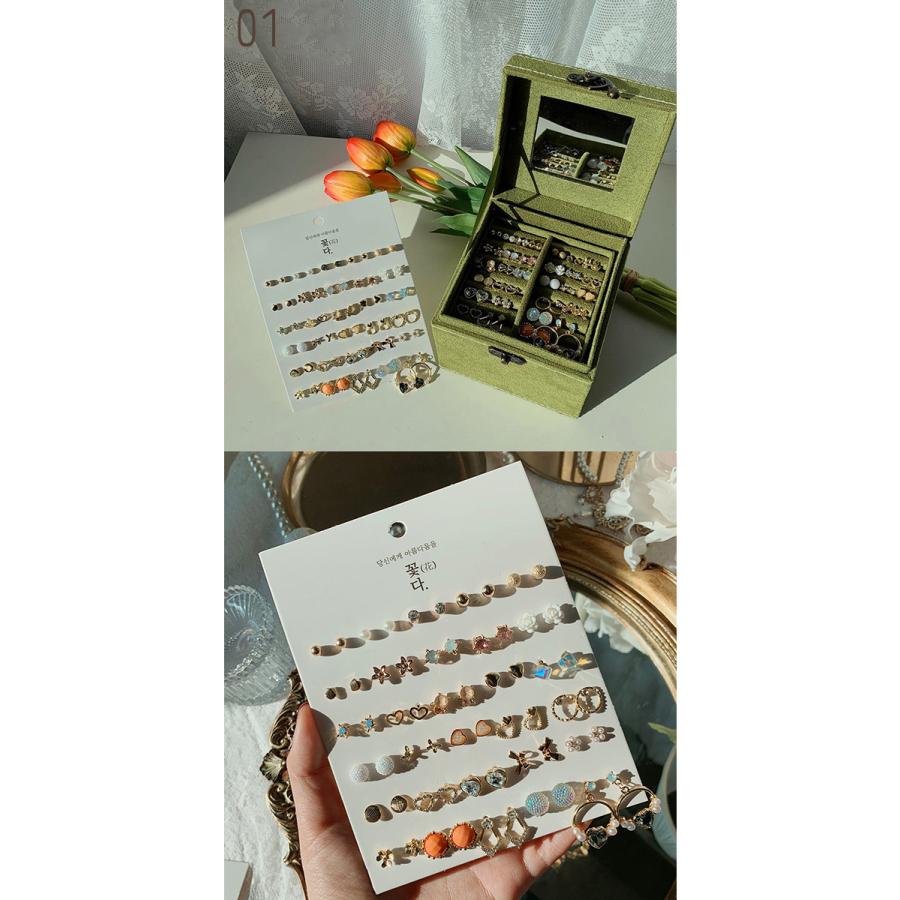 ピアス セット レディース 安い 揺れる シンプル ピアスセット ミニ かわいい 韓国ピアス 韓国ファッション |  | 02