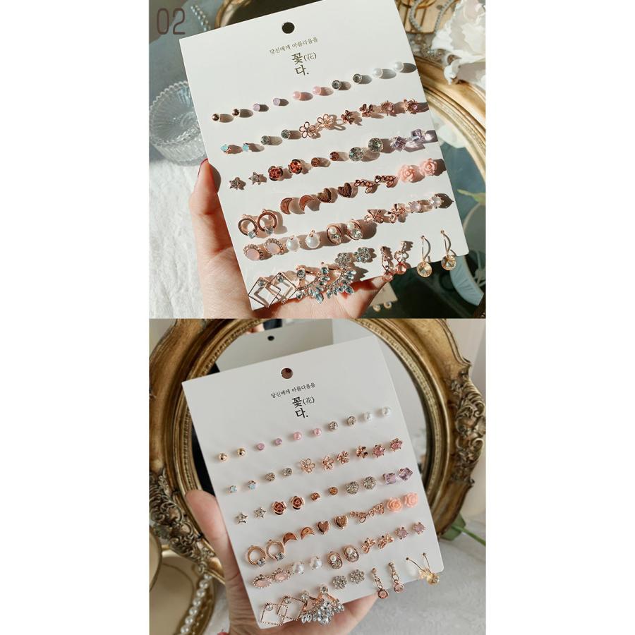 ピアス セット レディース 安い 揺れる シンプル ピアスセット ミニ かわいい 韓国ピアス 韓国ファッション |  | 04