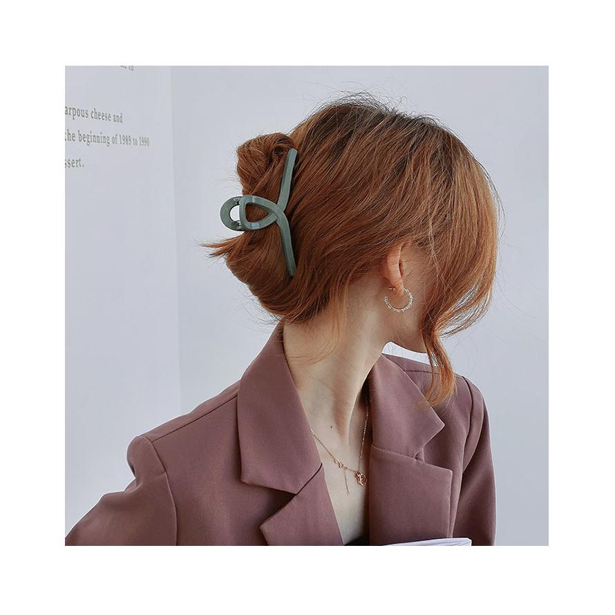 新品 バンスクリップ バラ 薔薇 シルバー 銀 ヘアクリップ ヘアアクセ