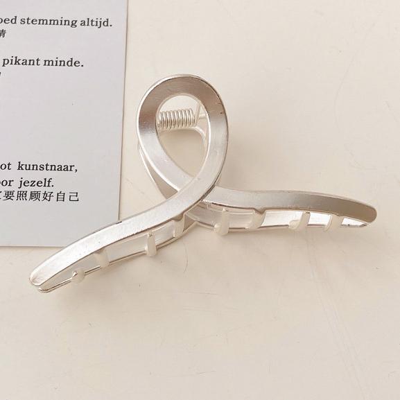 メタル ヘアクリップ ゴールド バンスクリップ シンプル