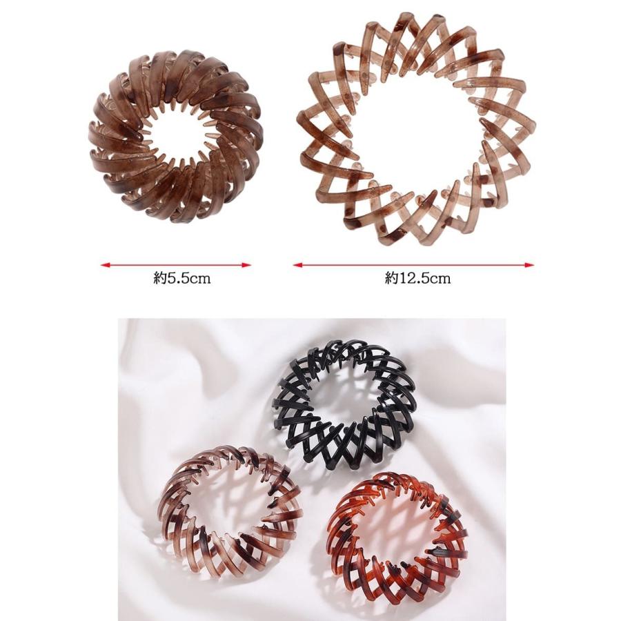 ポニーリング  ヘアクリップ ポニーヘアリング  お団子 ヘアアレンジ ポニーテール 韓国風 シンプル レディース かわいい 大人っぽい ヘアアクセサリー |  | 17