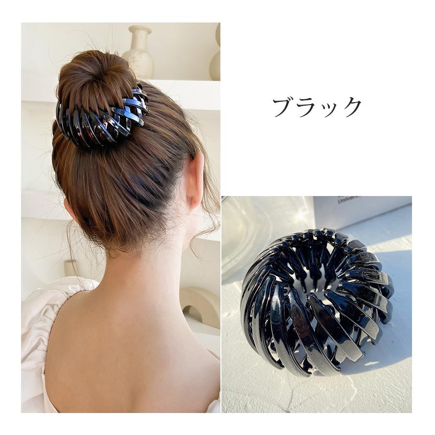 ポニーリング  ヘアクリップ ポニーヘアリング  お団子 ヘアアレンジ ポニーテール 韓国風 シンプル レディース かわいい 大人っぽい ヘアアクセサリー |  | 11