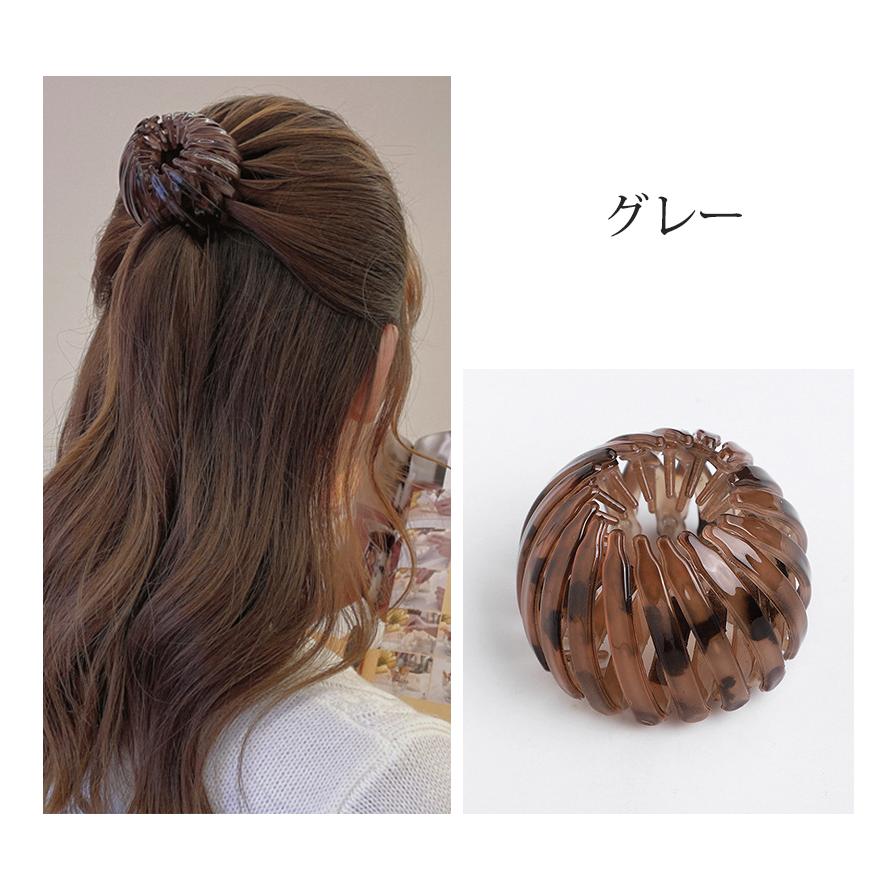 ポニーリング  ヘアクリップ ポニーヘアリング  お団子 ヘアアレンジ ポニーテール 韓国風 シンプル レディース かわいい 大人っぽい ヘアアクセサリー |  | 12